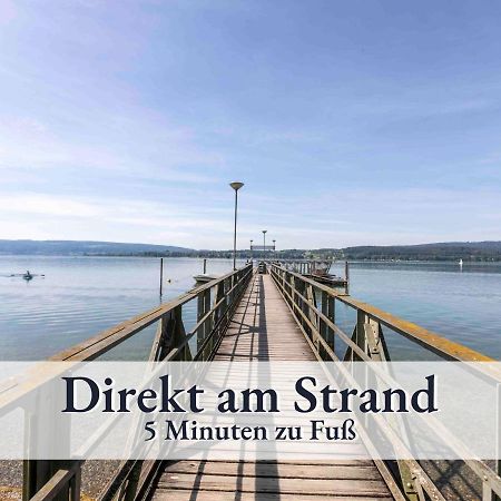Grosse Moderne Ferienwohnung In Bester Bodenseelage L 1 Minute Zum Bodensee L 3 Zimmer L Vollausgestattete Kueche L Sonnenbalkon L Wlan L Willkommen Im Apartment Mettnau Radolfzell am Bodensee Luaran gambar